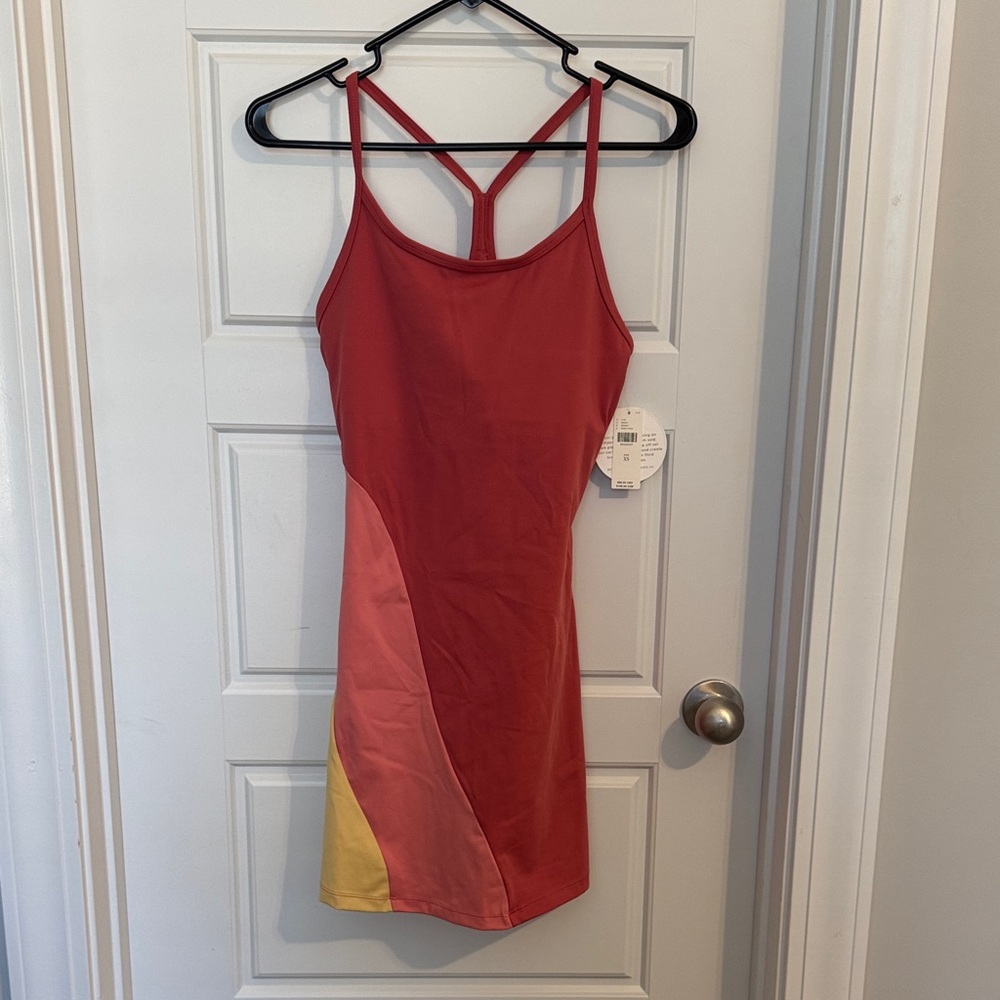 Vibrant Spaghetti Strap Mini Dress